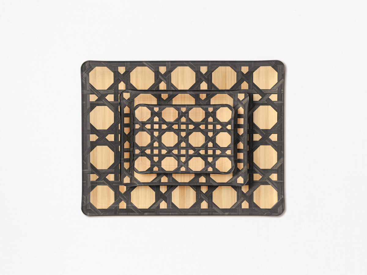 Plateaux décoratifs rectangulaire, valet et bijoux Epoch