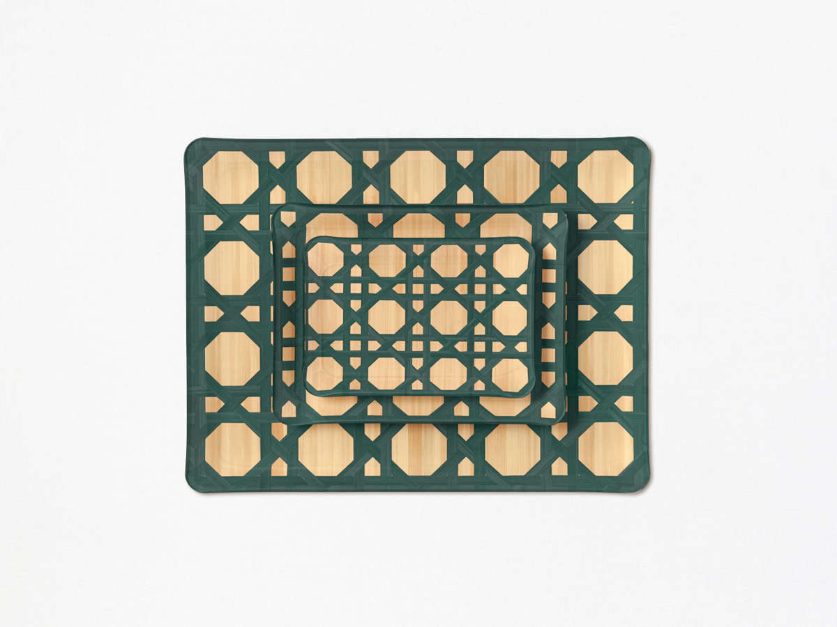Plateaux décoratifs rectangulaire, valet et bijoux Epoch