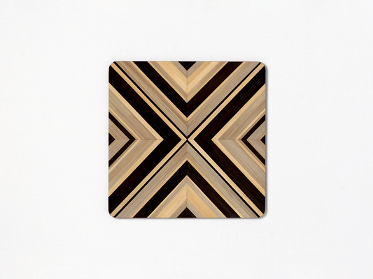 Set de table carré Geometrique, lot de 2