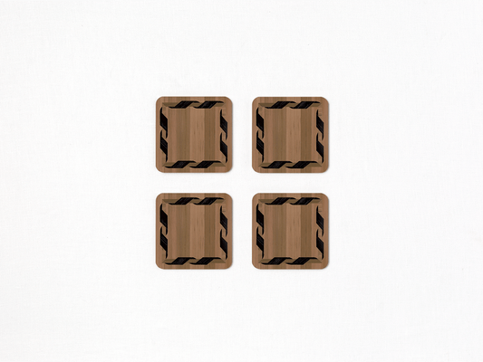 Marqueterie Square Coaster