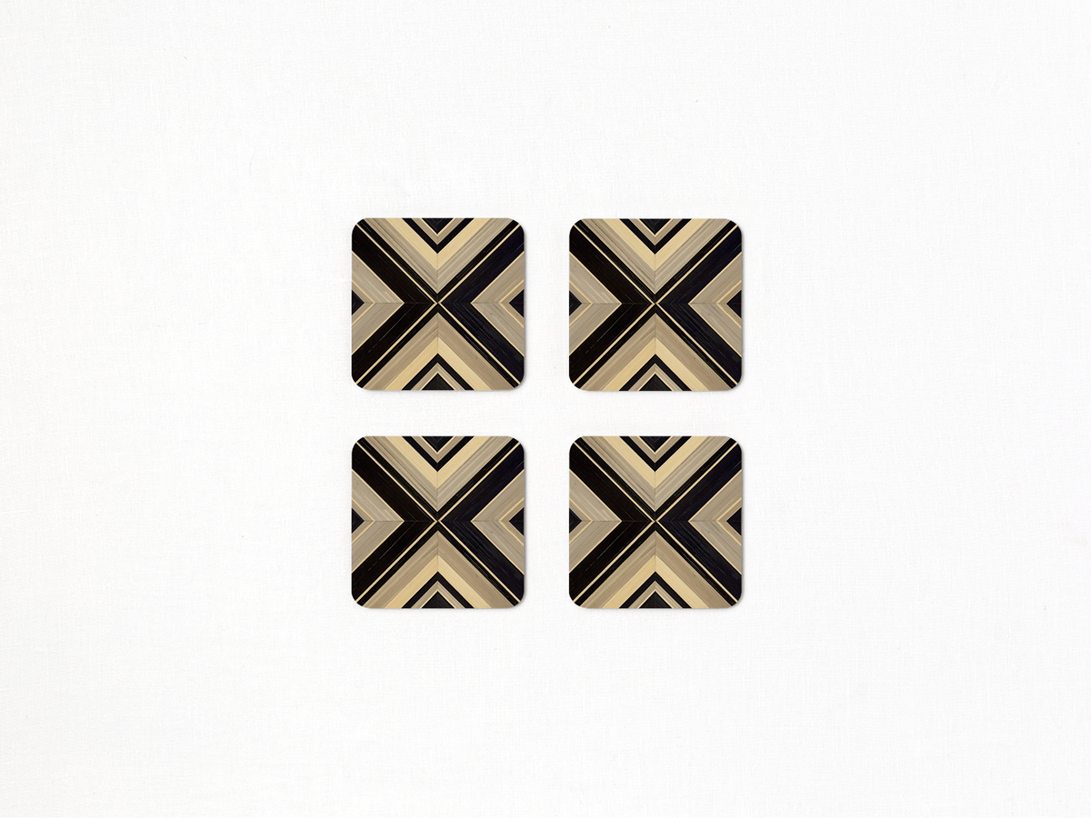 GEOMETRIQUE SQUARE COASTER